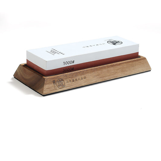 Japanese Premium Whetstone Knife Sharpening Set – Traditional Double-Sided Grindstone in Gift Box