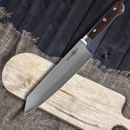 KEGANI Japanese Kiritsuke Knife – 9-Layer VG-10 Steel 8" Chef’s Knife with Ergonomic Handle