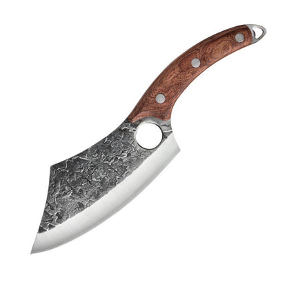 Forged Multi-Purpose Kitchen Knife – 17cm 4Cr13MoV Stainless Steel Blade with Rosewood Handle