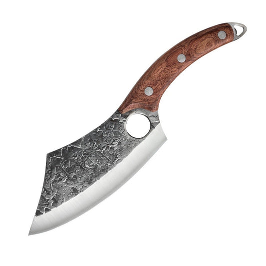 Forged Multi-Purpose Kitchen Knife – 17cm 4Cr13MoV Stainless Steel Blade with Rosewood Handle